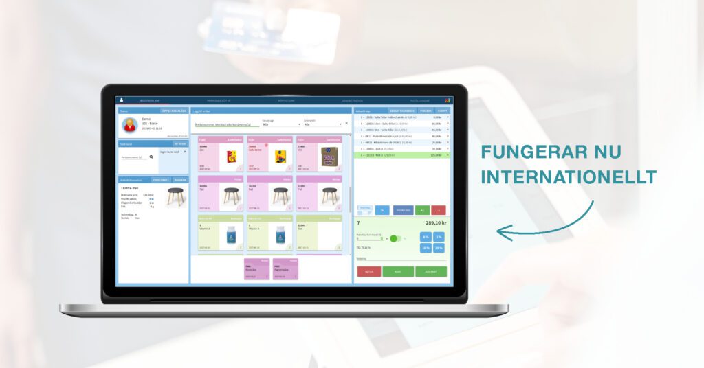 Kassaregistret Moneyweb fungerar nu utomlands