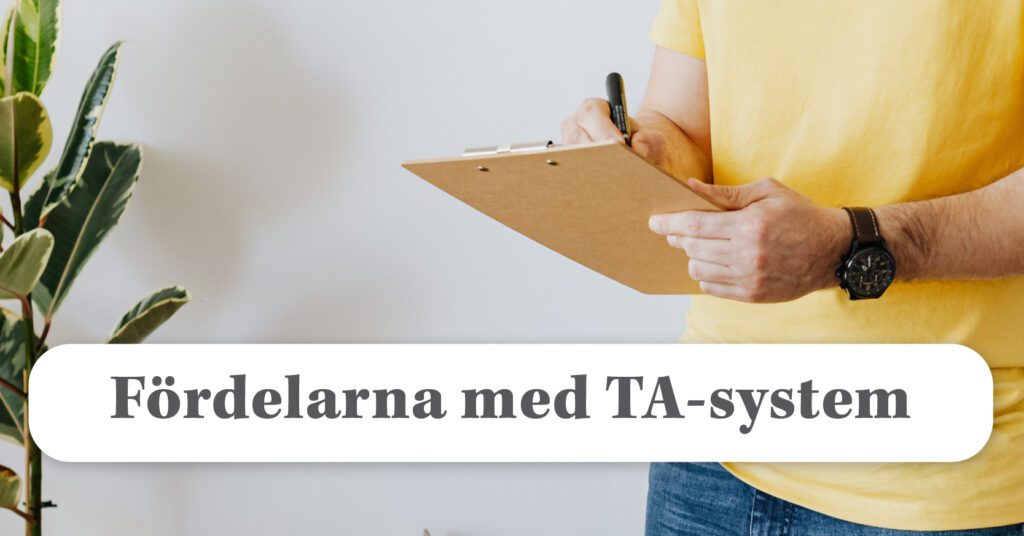 Ta kontroll över transporterna med ett TA-system