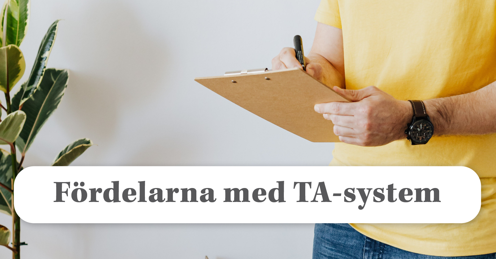 Ta kontroll över transporterna med ett TA-system