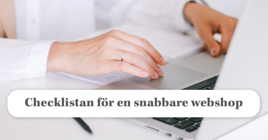5 tips för en snabbare e-handel