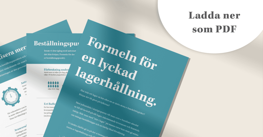 Whitepaper: Formeln för en lyckad lagerhållning