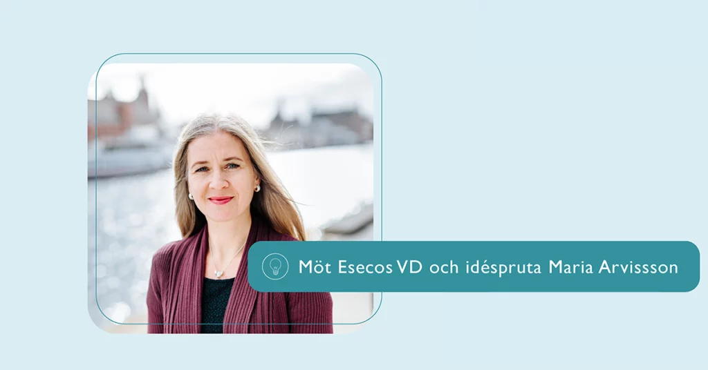 Intervju med Esecos VD Maria