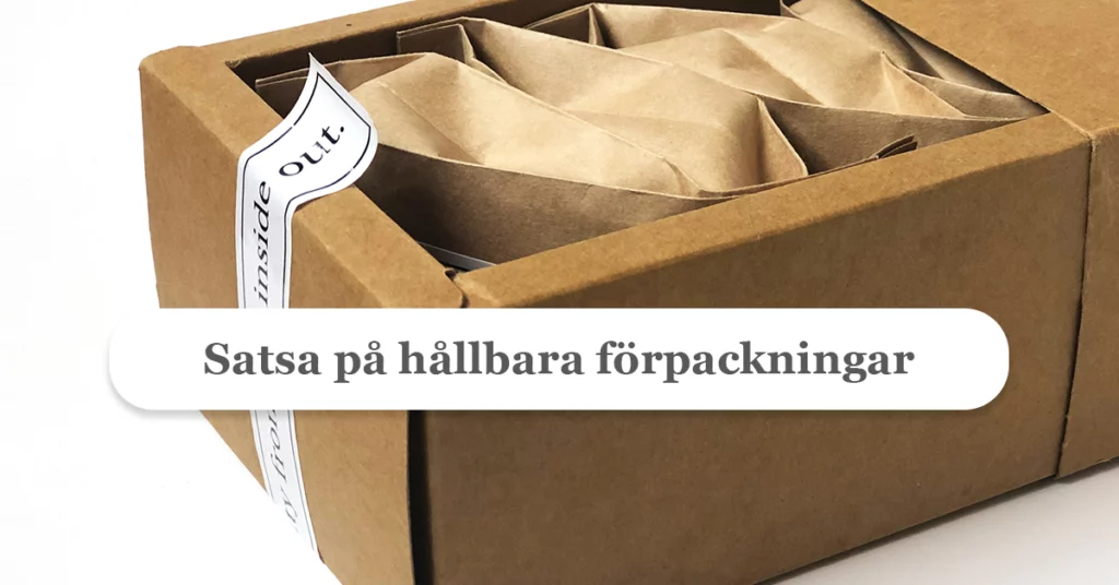 Miljövänlig E-handel: Framtidens Hållbara Förpackningar