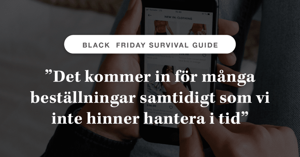 Från kaos till kontroll: Effektiv orderhantering under Black Week