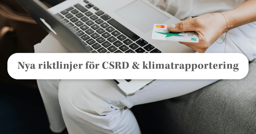 CSRD-direktivet & kravet på klimatrapportering