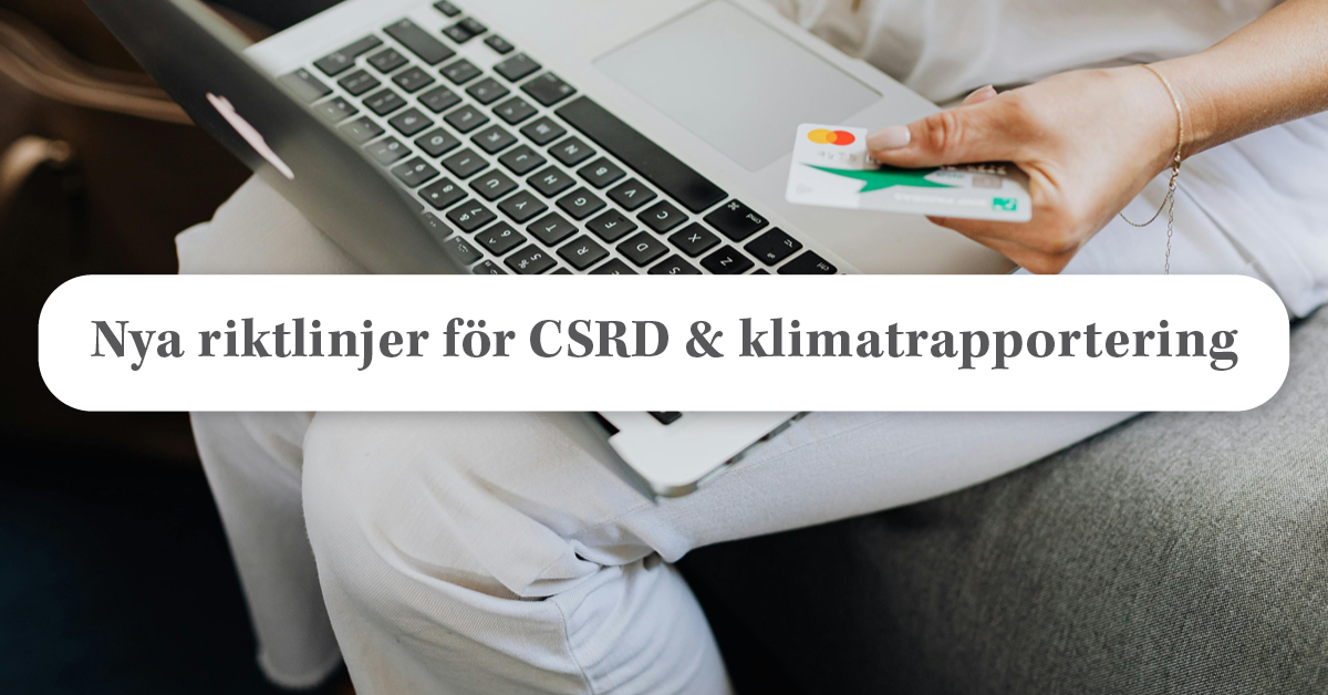 CSRD-direktivet & kravet på klimatrapportering