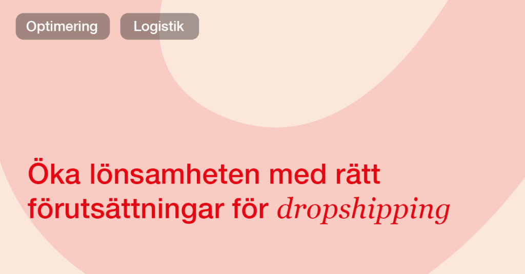 Dropshipping som tillväxtmotor – när fungerar det och när bör man undvika det?
